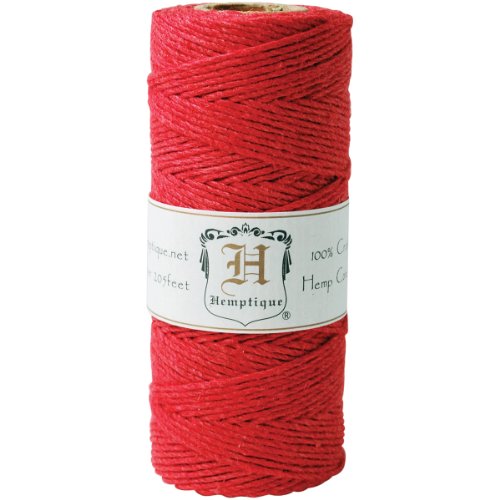 Hemptique Hanfschnur Spule 9,1ÃÂÃÂ kg 205ÃÂÃÂ 'rot, andere, Mehrfarbig